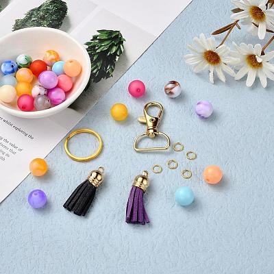 DIY Keychain Making Kits DIY-YW0002-93G-1