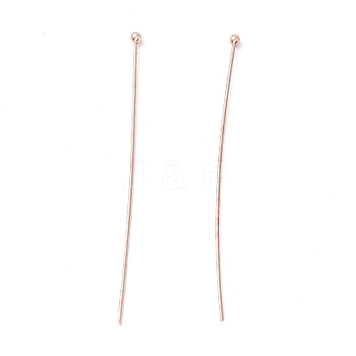 Brass Ball Head Pins X-KK-WH0058-02D-RG-1