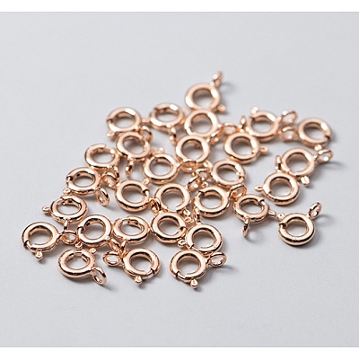 Spring Gate Rings KK-WH0080-01RG-1