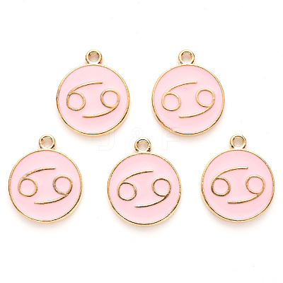 Alloy Enamel Pendants ENAM-S124-01A-09D-1