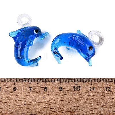 Handmade Lampwork Pendants LAMP-Q039-20-1