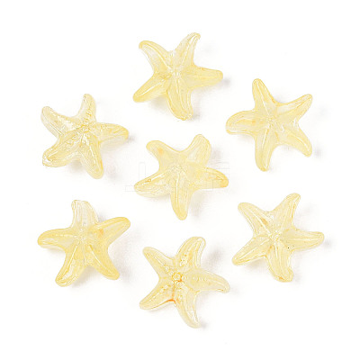 Frosted Glass Beads FGLA-T005-01K-1