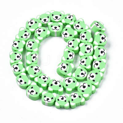 Handmade Polymer Clay Bead Strands CLAY-S096-004-01K-1
