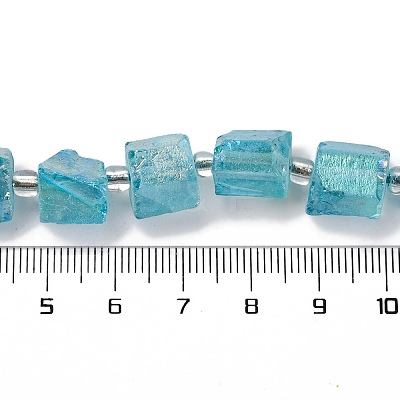 Electroplated Natural Quartz Beads Strands G-G767-02-20-1