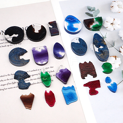 Ocean Theme DIY Silicone Molds Kits DIY-OC0002-93-1