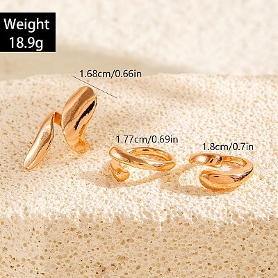 3Pcs Alloy Finger Rings Sets WG7802C-33-1