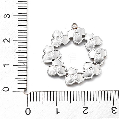 304 Stainless Steel Pendants STAS-R155-045GP-02-1