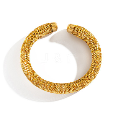 European Style 304 Stainless Steel Cuff Bangles IN3748-1