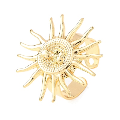 Brass Cuff Open Rings LS-RJEW-Z129-02G-03-1