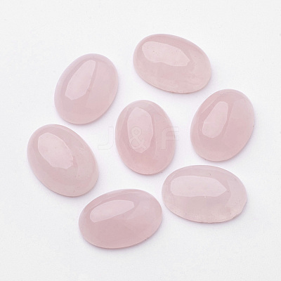 Natural Rose Quartz Cabochons G-ROSE18x13x5-1