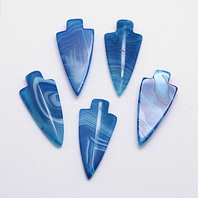 Arrowhead Natural Agate Cabochons G-L418-01F-1