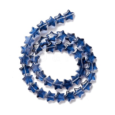 Transparent Glass Beads Strand GLAA-K057-01A-1