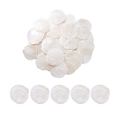 60Pcs Naturtal Capiz Shell Beads FIND-PH0026-67-1
