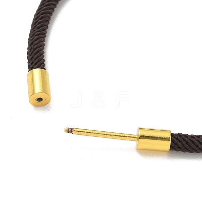 Nylon Cord Bracelet Making KK-CBACFA2-01G-30-1