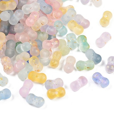 Gradient Color Transparent Acrylic Beads OACR-M023-02J-1