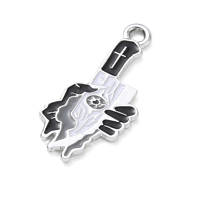 Halloween Alloy Enamel Pendants AL-CBA492B-01D-P-1