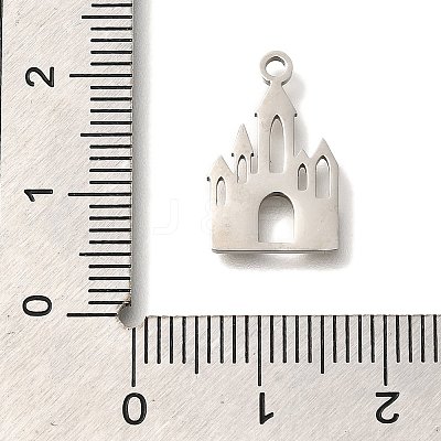 201 Stainless Steel Pendants STAS-R136-11P-1