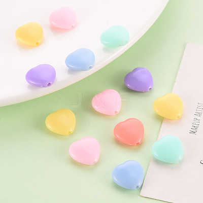 Opaque Acrylic Beads X-TACR-S154-44D-1