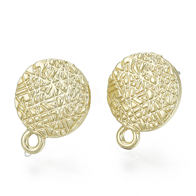 Alloy Stud Earring Findings PALLOY-S121-66-1