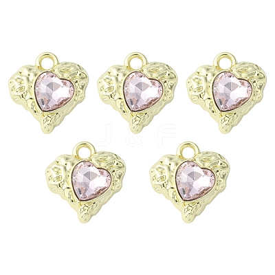Rack Plating Alloy Glass Pendants FIND-YW0001-91A-1