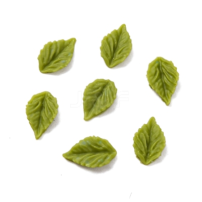 Leaf Opaque Resin Cabochons FIND-L019-04A-1