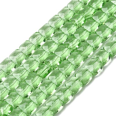 Transparent Glass Beads Strands GLAA-L050-A15-1