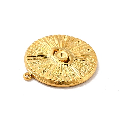 Ion Plating(IP) 304 Stainless Steel Pendants Rhinestone Setting STAS-I197-022G-1