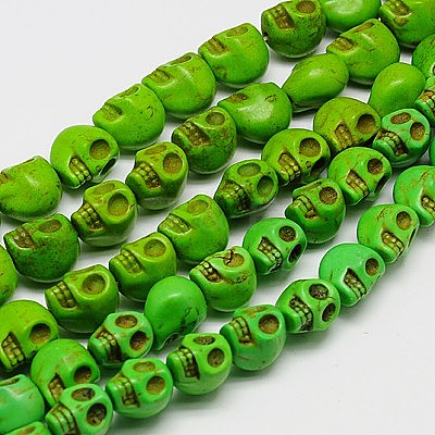 Synthetic Turquoise Beads Strands TURQ-G113-23x30mm-03-1