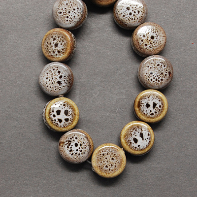 Handmade Porcelain Beads PORC-Q185-12mm-6-1