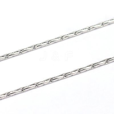 Tarnish Resistant 304 Stainless Steel Boston Link Chains CHS-L001-172-1