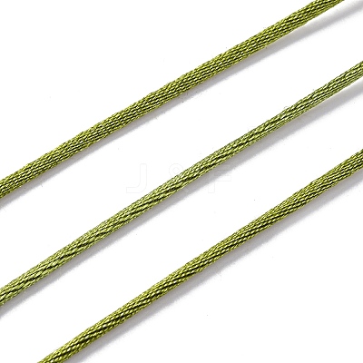 5 rolls 5 colors Nylon Satin Rattail Cords NWIR-PH0002-09A-01-1