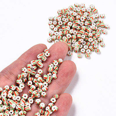 6/0 Opaque Colours Seep Glass Seed Beads X-SEED-F003-04A-07-1