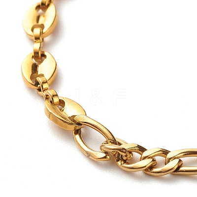 304 Stainless Steel Chain Necklace BJEW-JB07378-1