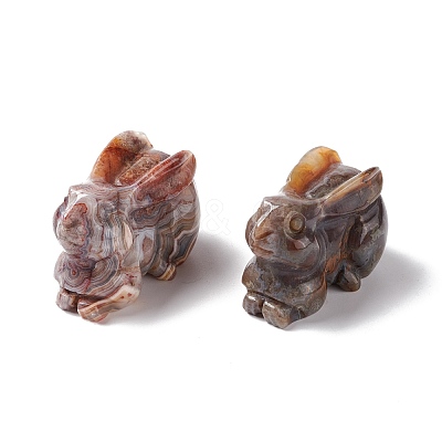 2 Inch Natural Mexican Agate Sculptures G-E582-06-1
