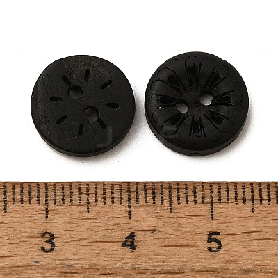 Carved 2-Hole Basic Sewing Buttons NNA0YZG-1