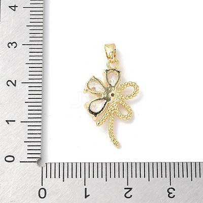 Brass Micro Pave Cubic Zirconia Pendants KK-K403-03B-01-1