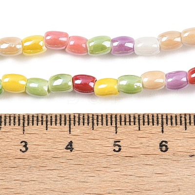 Handmade Porcelain Beads Strands PORC-B008-01A-1