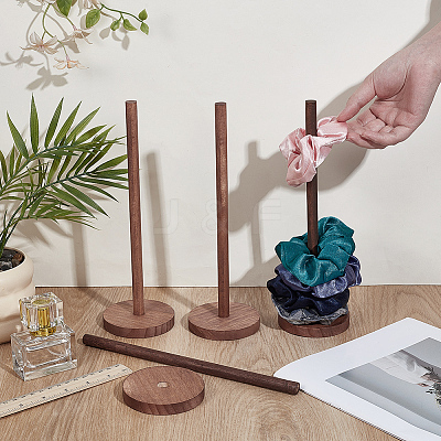 Wood Scrunchie Holders ODIS-WH0001-88B-1