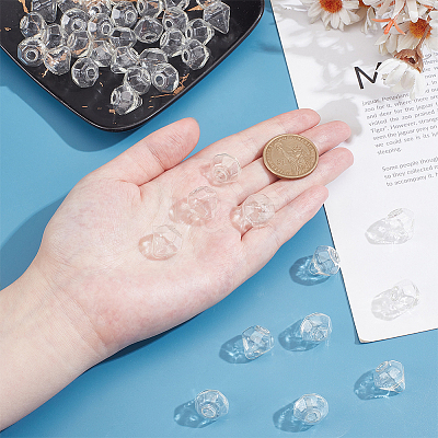 Clear Glass Bottles for Bead Containers AJEW-WH0596-151B-1