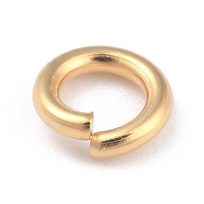 Rack Plating Brass Open Jump Rings X-KK-O139-18N-G-1