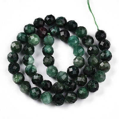 Natural Fuchsite Beads Strands G-T140-20B-1