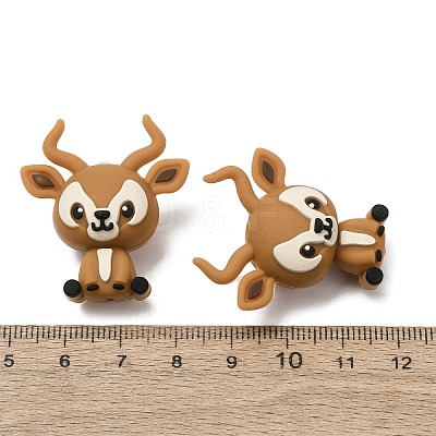 Food Grade Eco-Friendly Silicone Focal Beads SL-CBAECCD-01A-1