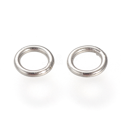 304 Stainless Steel Soldered Closed Jump Rings X-STAS-S066-16-6mm-1