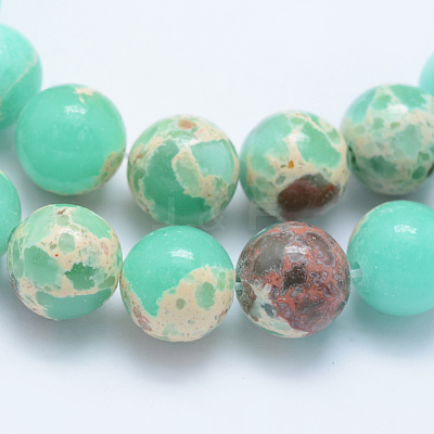 Synthetic Imperial Jasper Beads Strands G-F531-6mm-H09-1