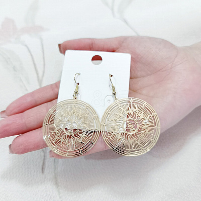 Brass Dangle Earrings for Women WGDFDC0-02-1