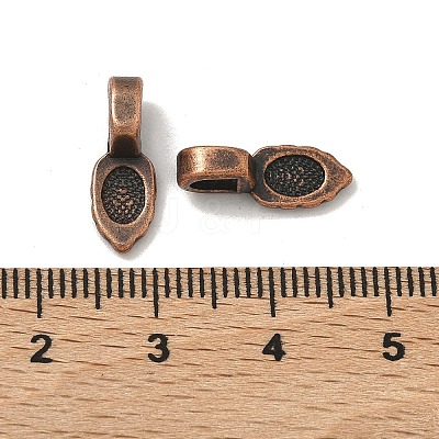 Tibetan Style Pendant Bails RAB3357Y-1