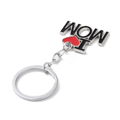 Mother's Day Alloy Enamel Keychains LS-KEYC-P020-A01-1
