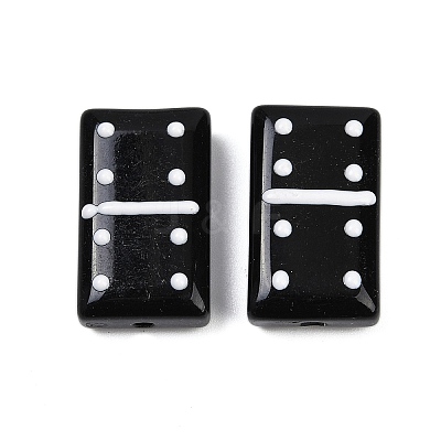 Baking Paint Glass Enamel Beads LAMP-R004-02C-1