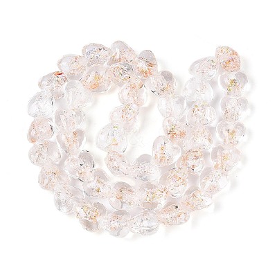 Handmade Foil Glass Beads FOIL-N029-09A-1