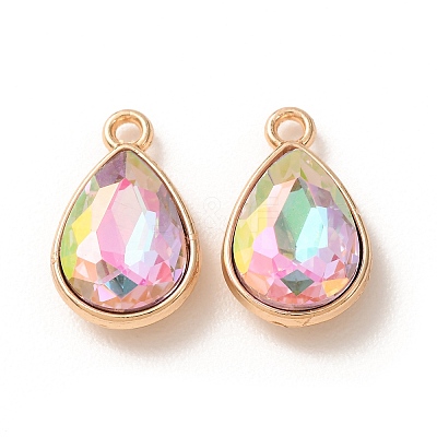 Electroplate Glass Pendants GL-CBA7A25-03D-1